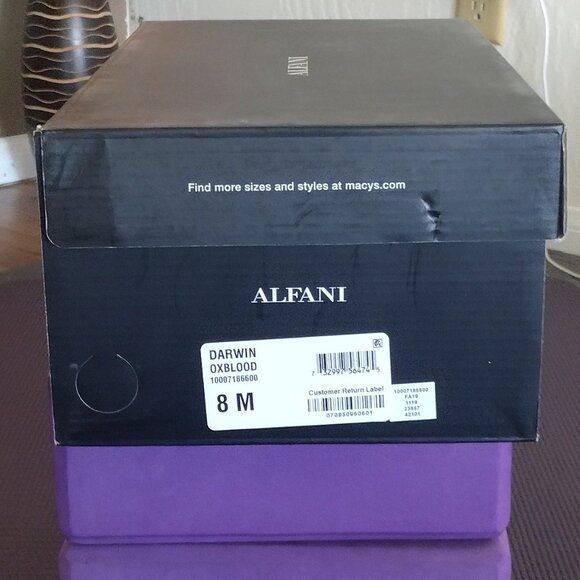 Alfani Men's Darwing Lace Up Leather NWB - Picture 14 of 15